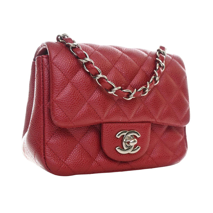 Chanel Mini Square Classic Caviar Simple rabat
