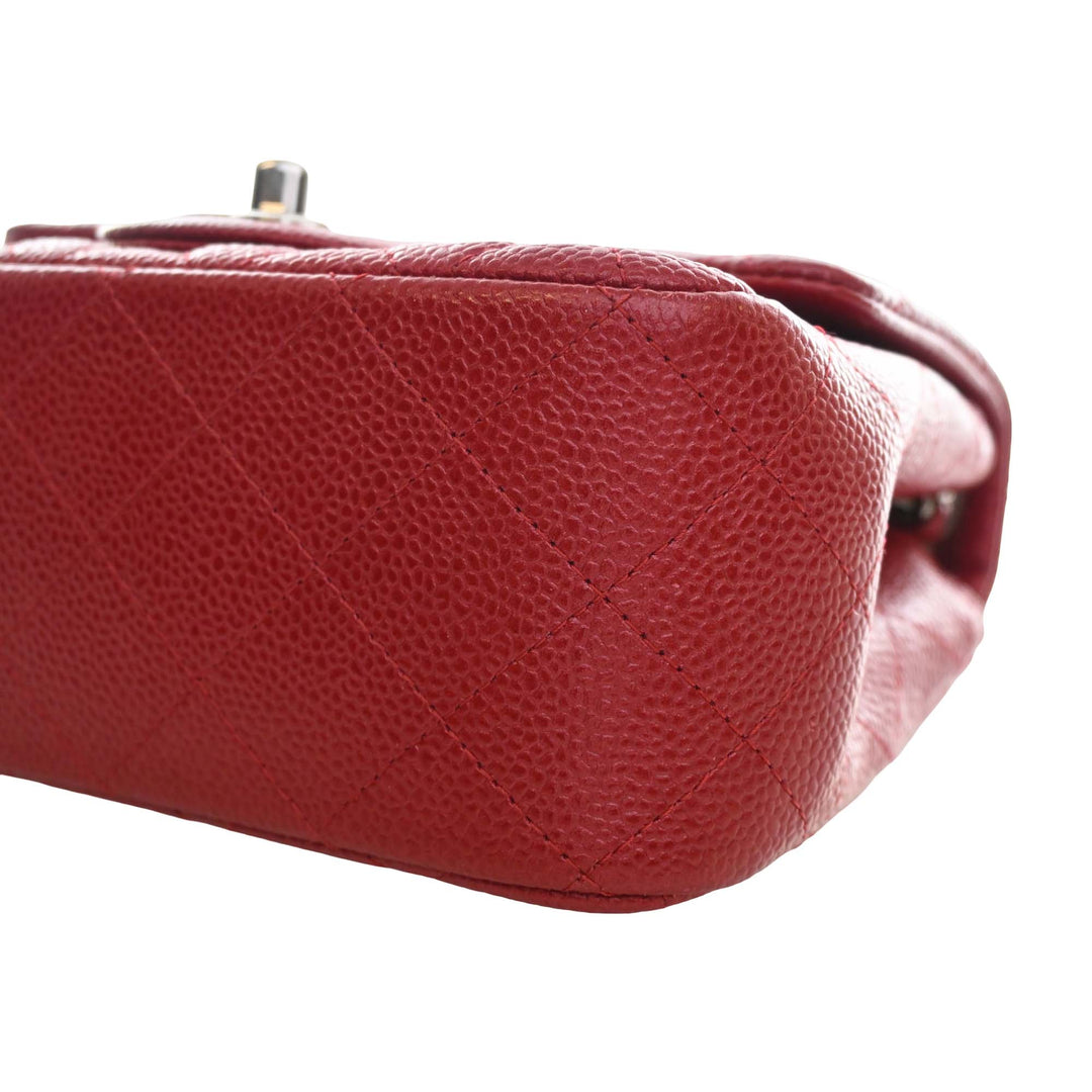 Chanel Mini Square Classic Caviar Simple rabat