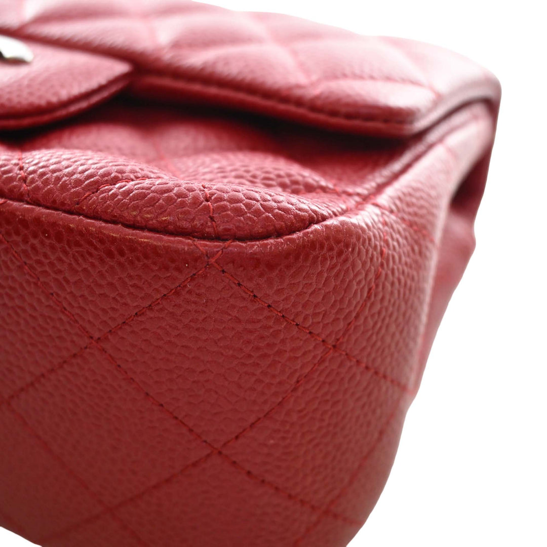Chanel Mini Square Classic Caviar Simple rabat