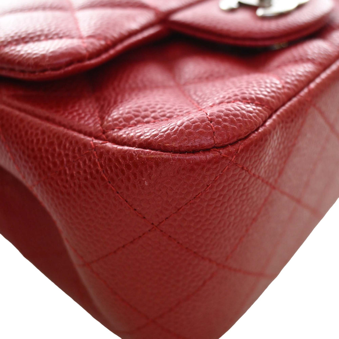 Chanel Mini Square Classic Caviar Simple rabat