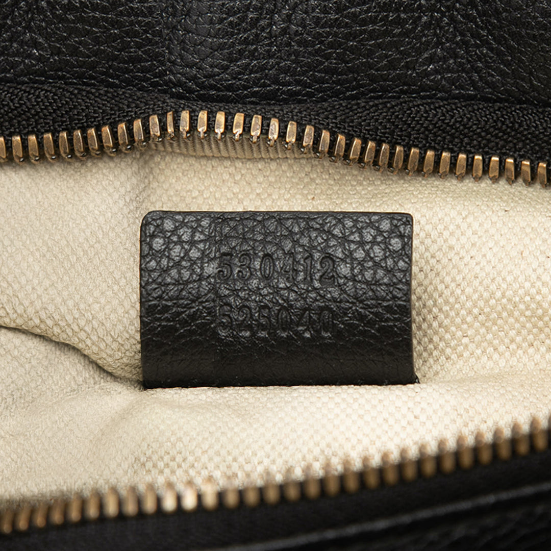 Gucci Cuir de veau grainé Web Logo Sac ceinture