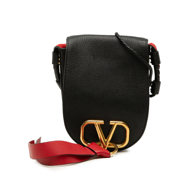 Valentino VBague Sac Cuir de chèvre Noir