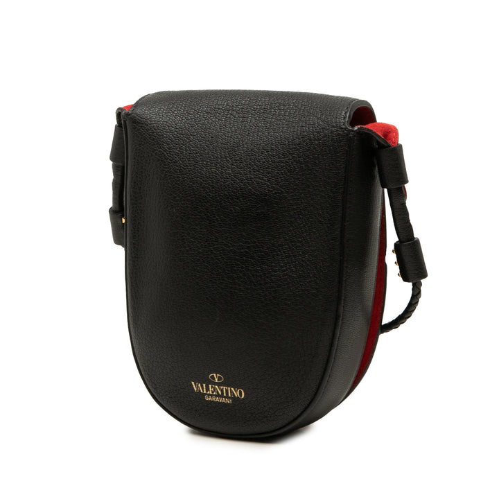 Valentino VBague Sac Cuir de chèvre Noir
