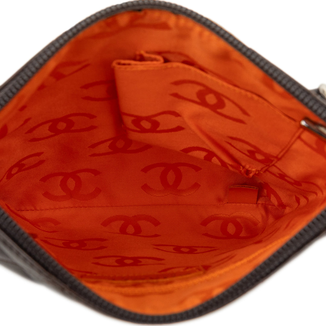 Chanel Matelassé Cuir d’agneau Cambon Ligne Flat Sac porté croisé