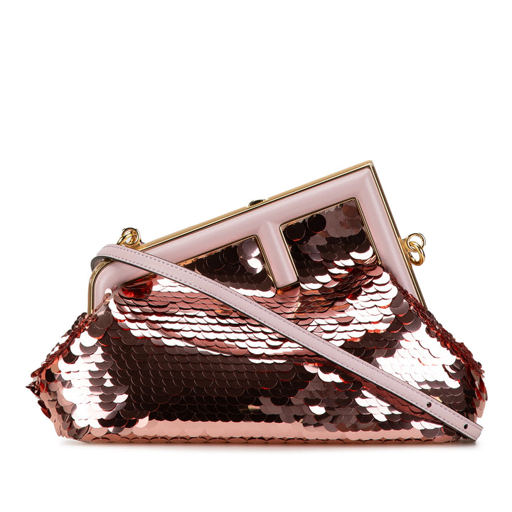 Small First Sequin Bag Pink - Gaby Paris