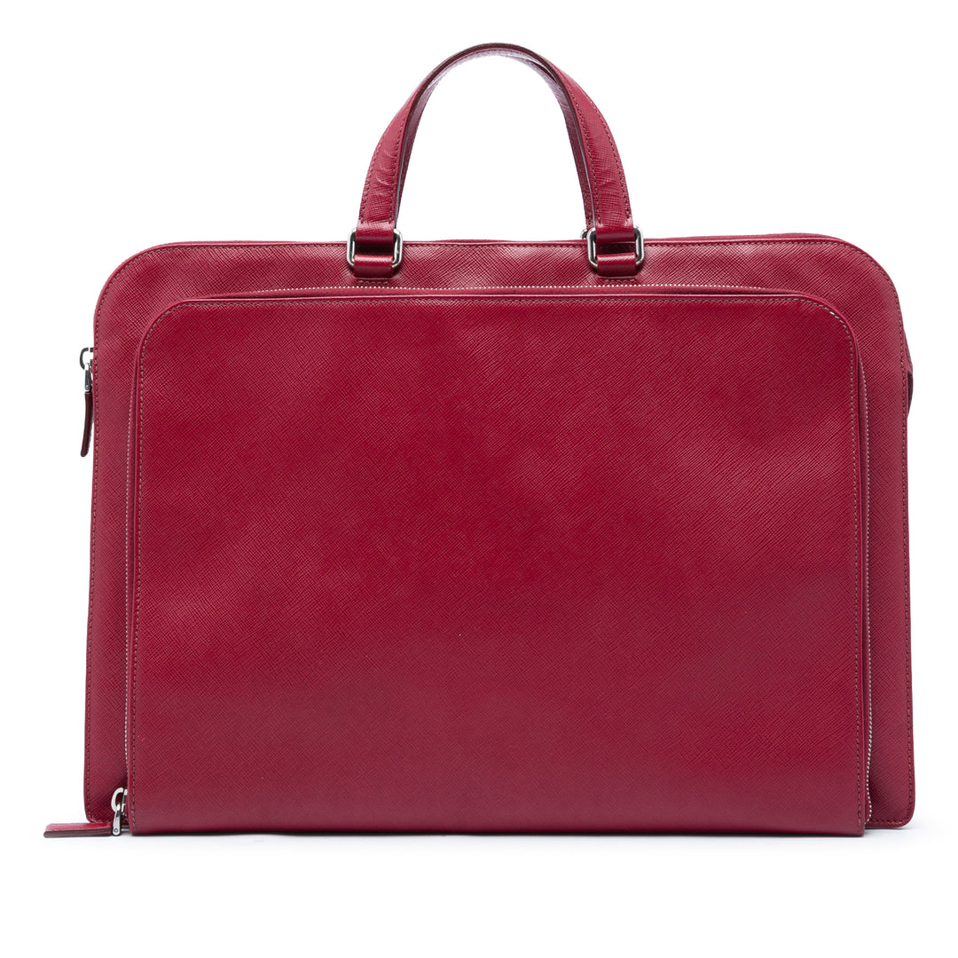Business Sac Saffiano Rouge