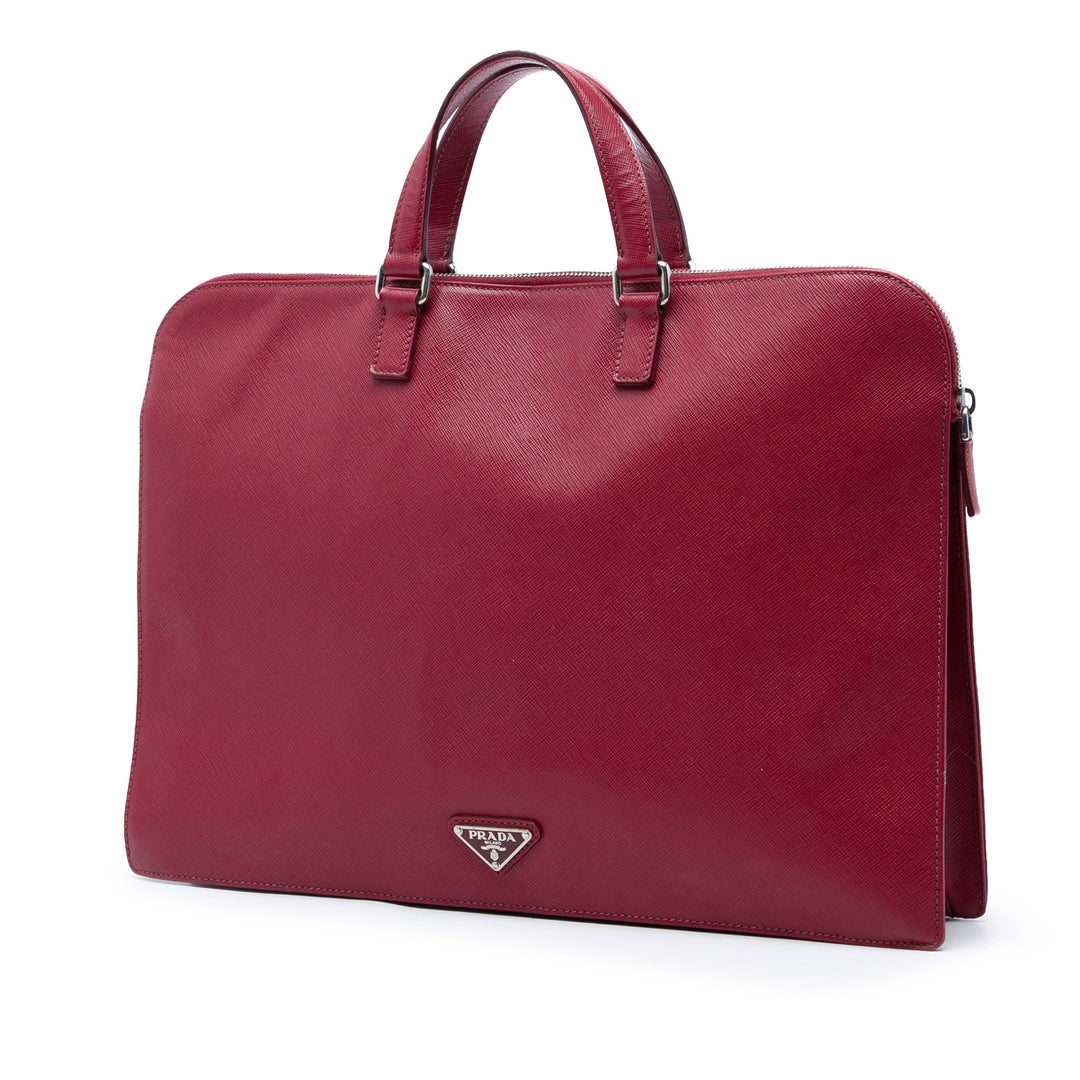Business Sac Saffiano Rouge