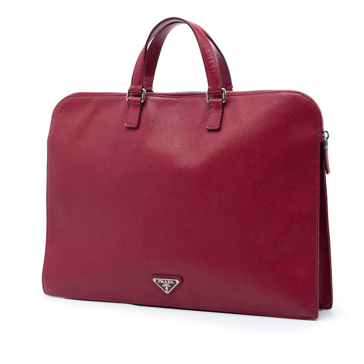 Business Sac Saffiano Rouge