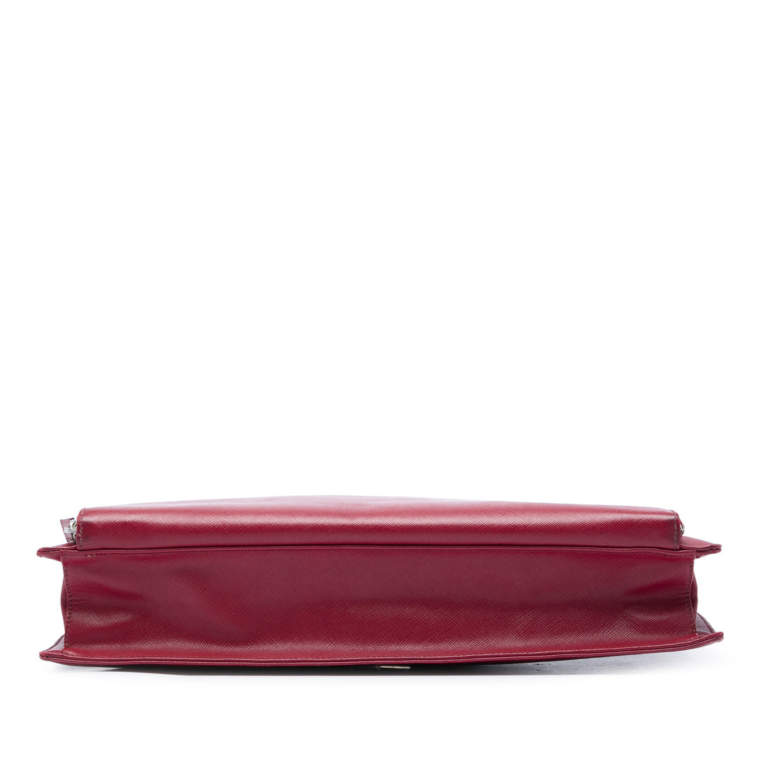 Business Sac Saffiano Rouge