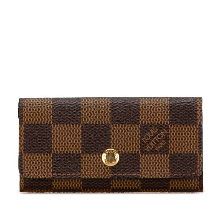 Damier Ebene Multicles 4 Key Holder Brown - Gaby Paris