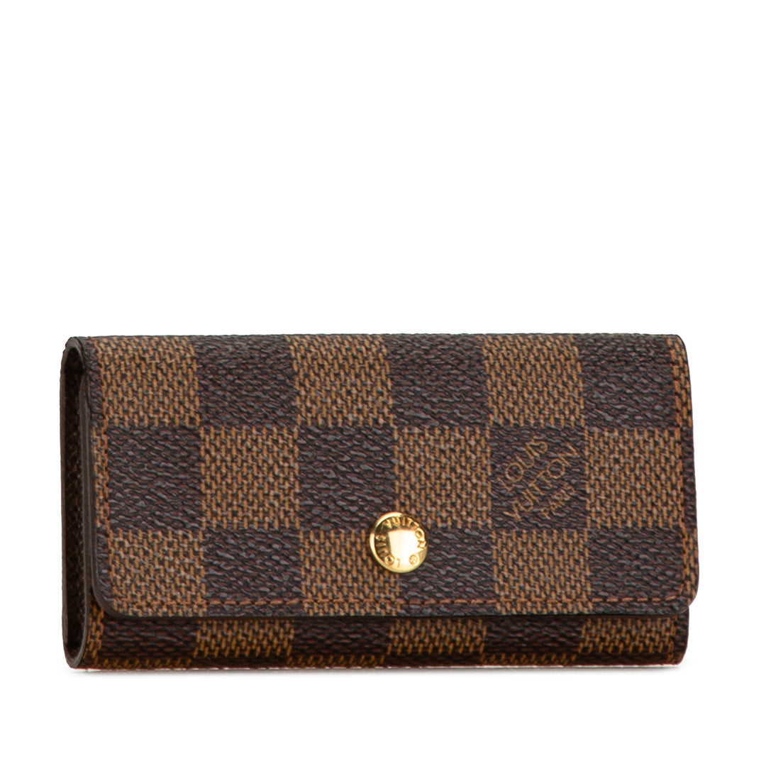 Damier Ebene Multicles 4 Key Holder Brown - Gaby Paris