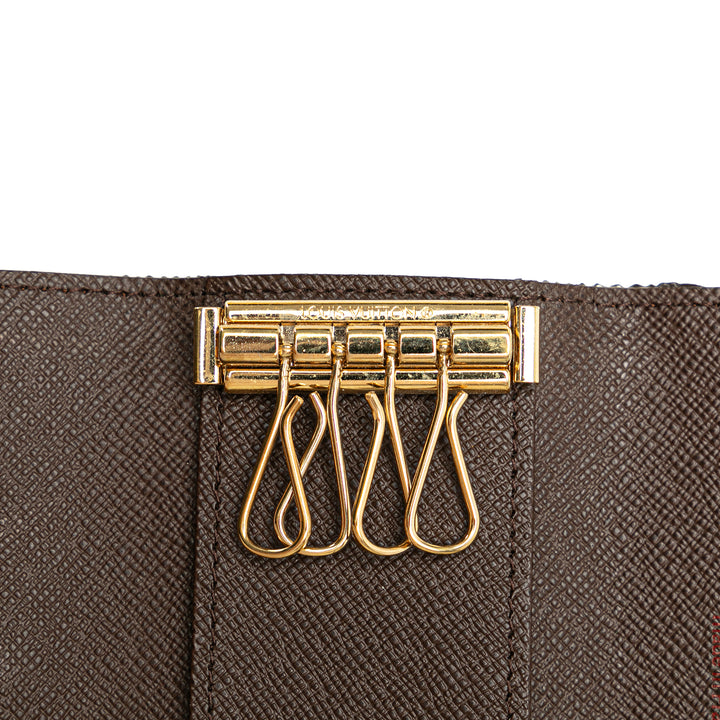 Damier Ebene Multicles 4 Key Holder Brown - Gaby Paris