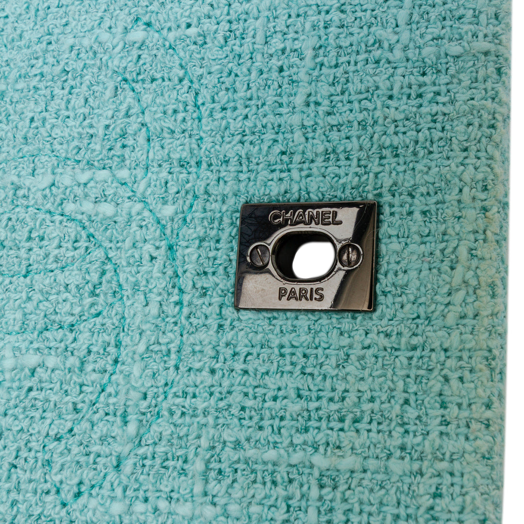 Chanel CC Matelassé Bicolor Tweed à rabat