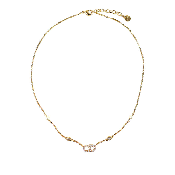 plaqué Clair D Lune Collier Doré
