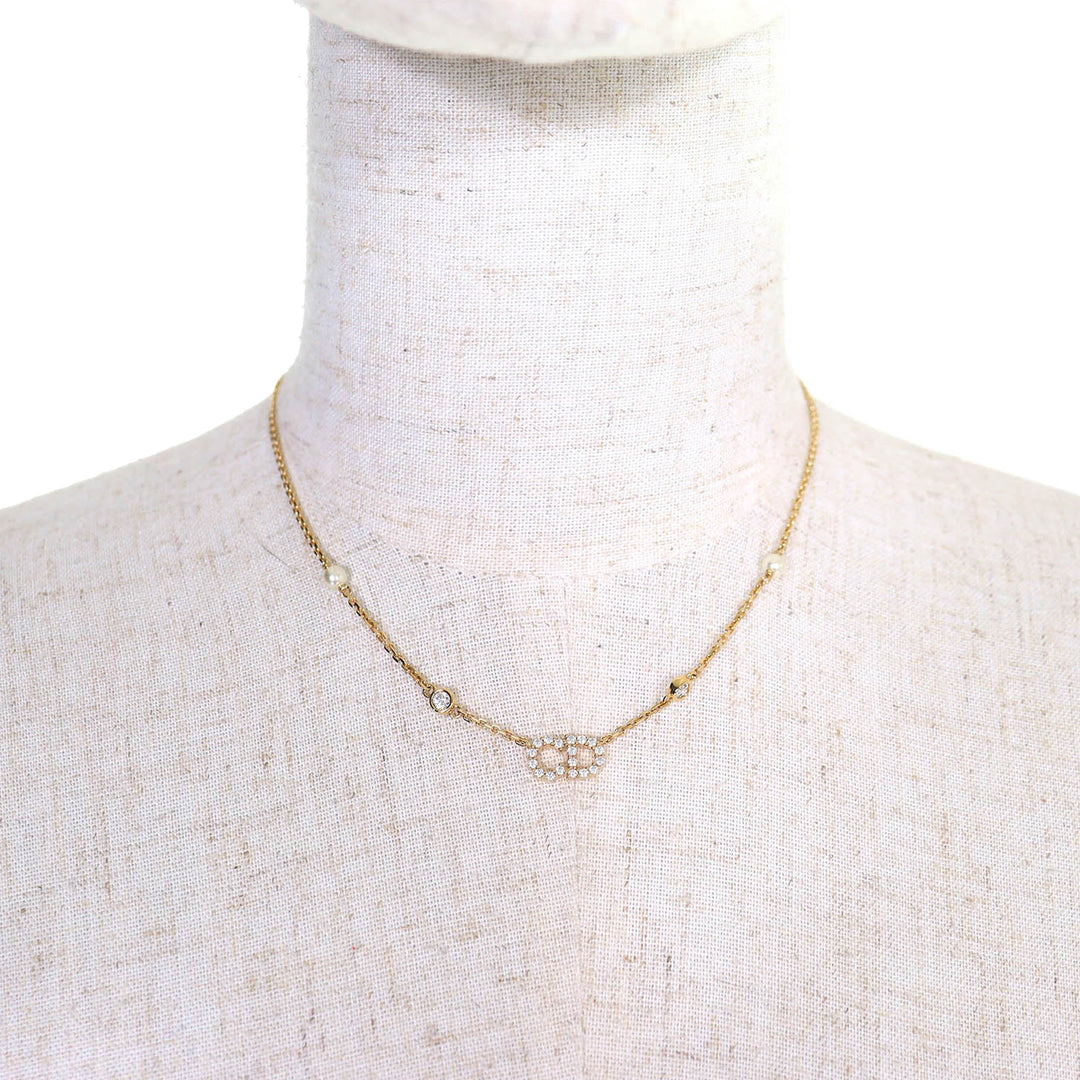 plaqué Clair D Lune Collier Doré