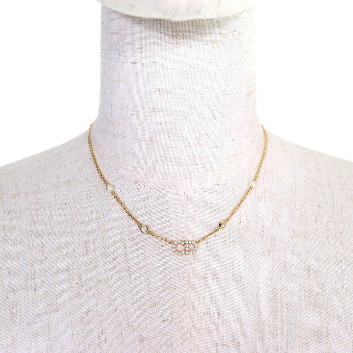 plaqué Clair D Lune Collier Doré