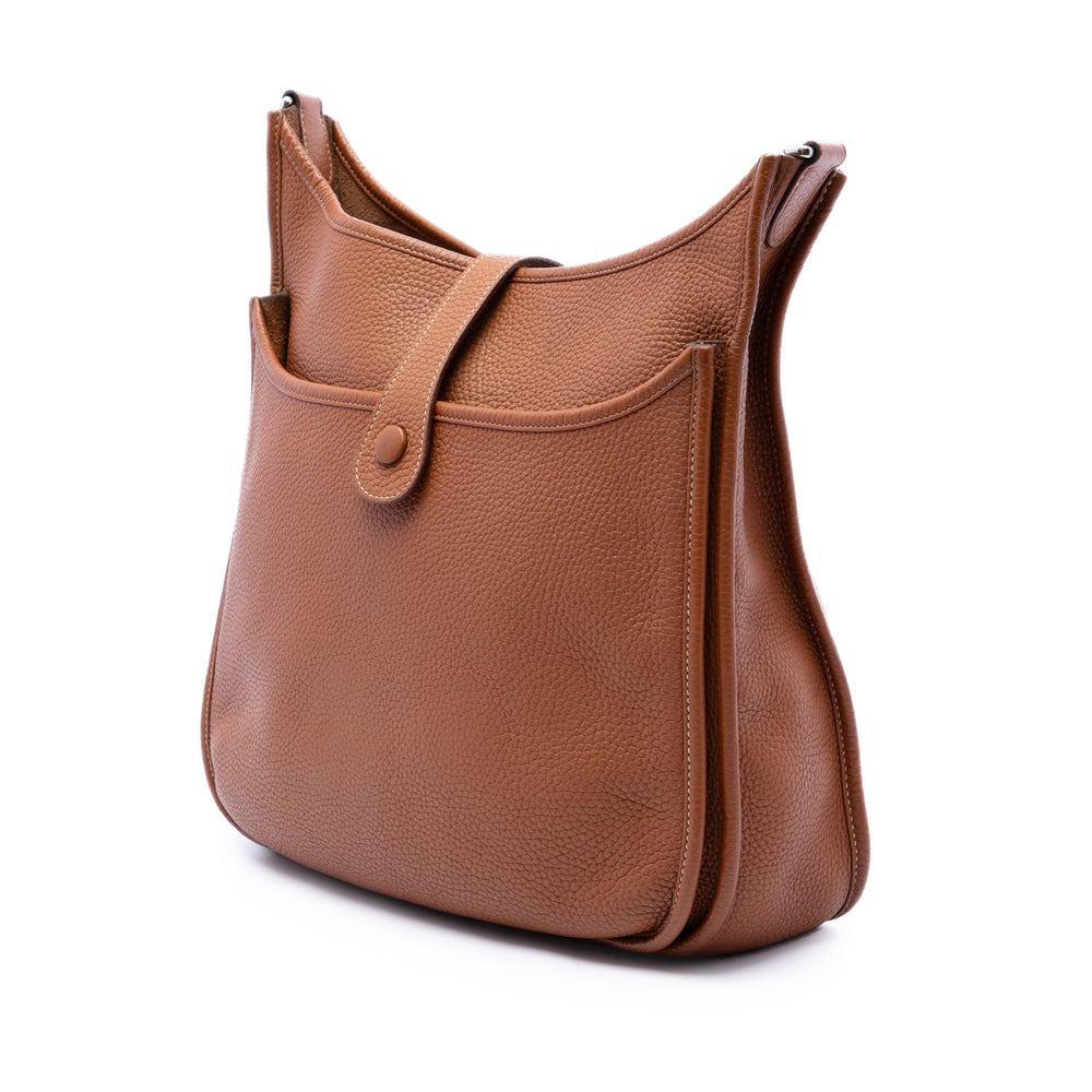 Hermès Sac bandoulière Evelyne III 33 Clémence Marron – vue 2 – GABY PARIS