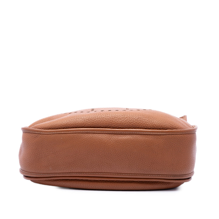 Hermès Sac bandoulière Evelyne III 33 Clémence Marron – vue 3 – GABY PARIS