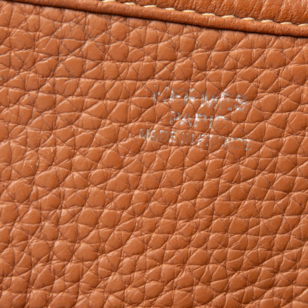 Hermès Sac bandoulière Evelyne III 33 Clémence Marron – vue 5 – GABY PARIS
