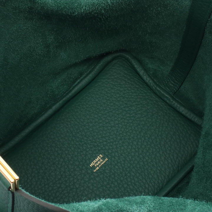 HERMES Picotin Lock Sac Used Women PM taurillon Vert