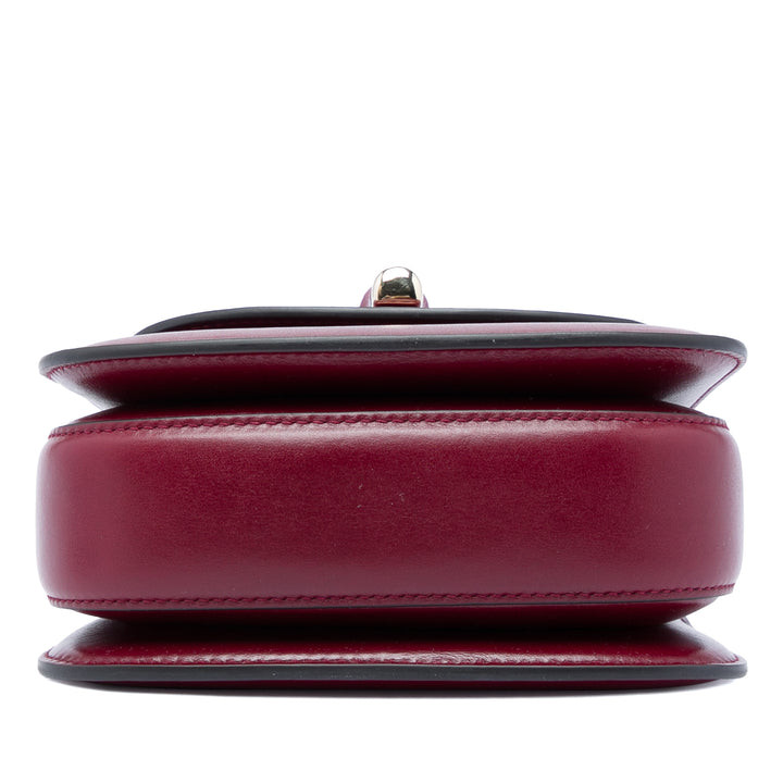 Bamboo Night Mini Cuir de veau Rouge