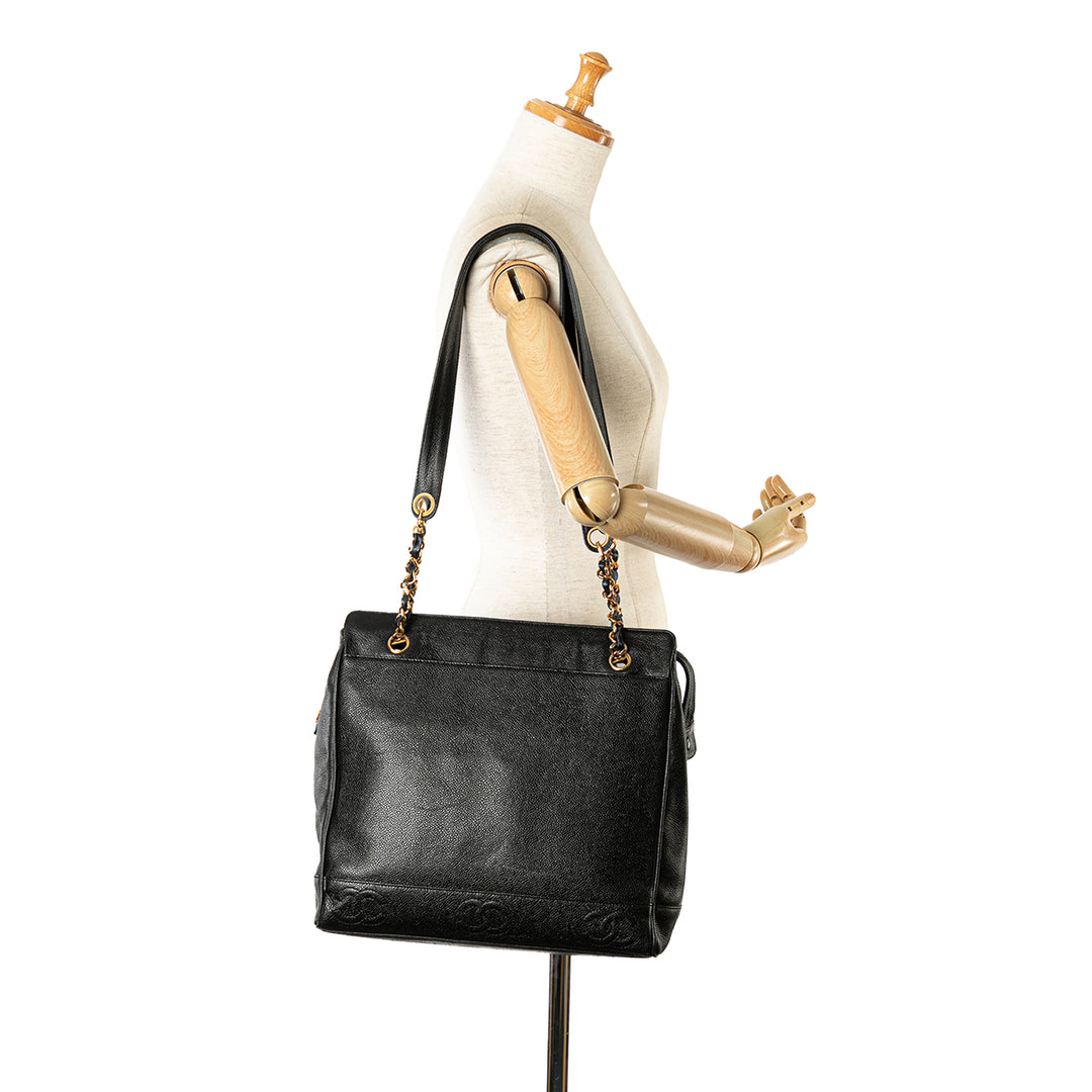 Chanel Triple CC Sac Cuir caviar