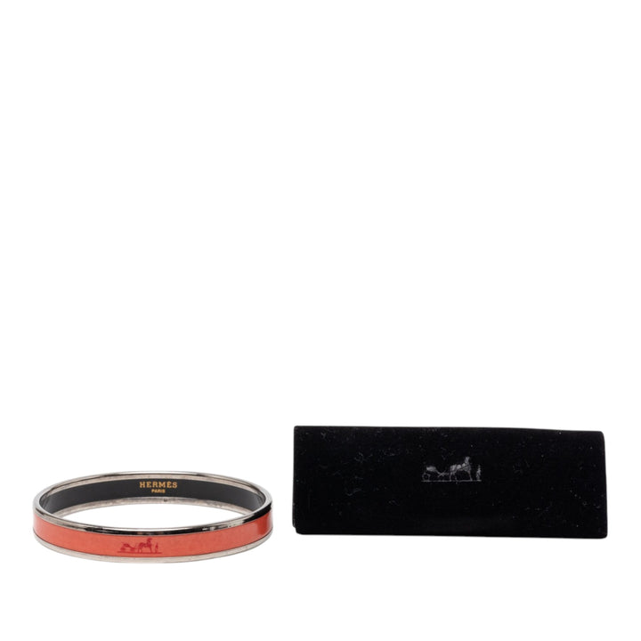 Hermès Narrow Caleche Émail Bracelet 65 Other