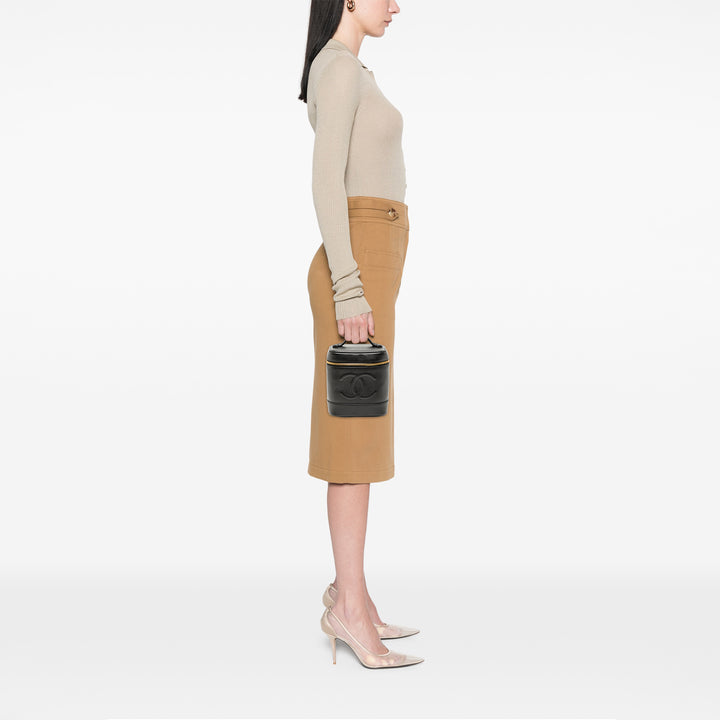 Chanel CC Caviar Vanity Bag Noir – GABY PARIS Authentique