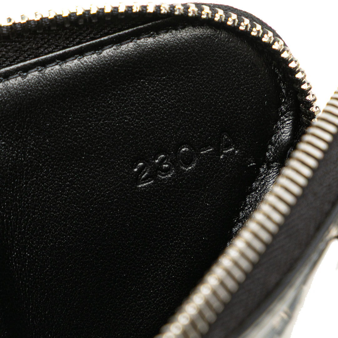 Mini Spazzolato Leather Triangle Chain Crossbody Black - Gaby Paris