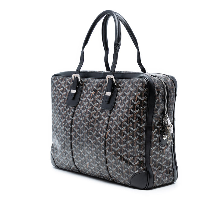 Goyard Goyardine Ambassade MM Noir