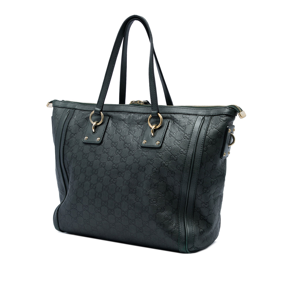 Gucci Sac à main Guccissima Charm Vert – vue 2 – GABY PARIS