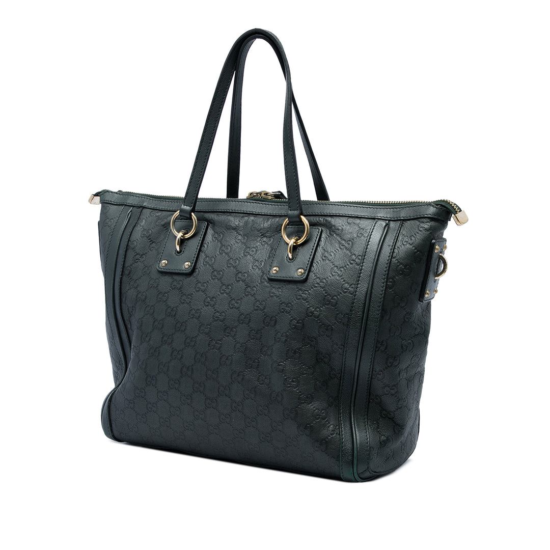 Gucci Sac à main Guccissima Charm Vert – vue 2 – GABY PARIS