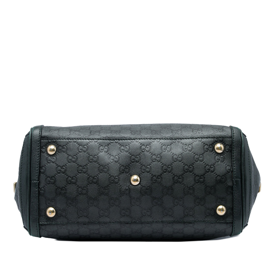 Gucci Sac à main Guccissima Charm Vert – vue 3 – GABY PARIS