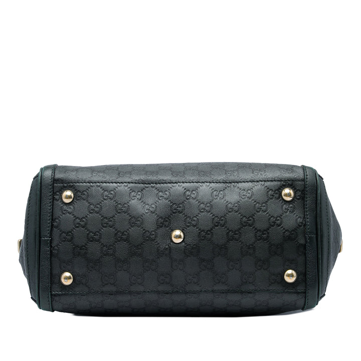 Gucci Sac à main Guccissima Charm Vert – vue 3 – GABY PARIS