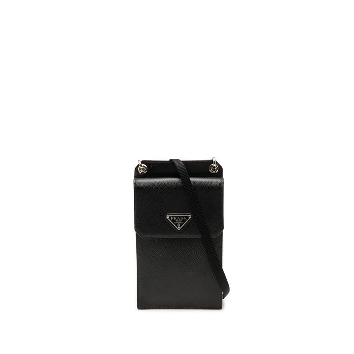 Smartphone Étui Saffiano Noir