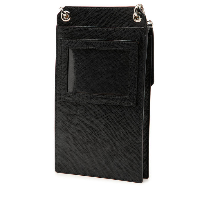 Smartphone Étui Saffiano Noir