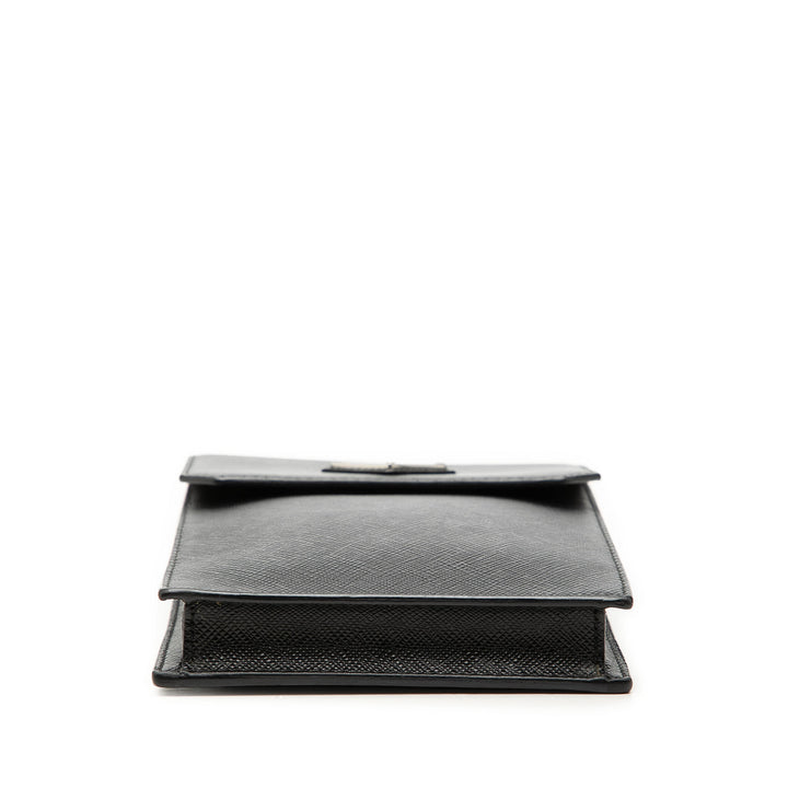 Smartphone Étui Saffiano Noir