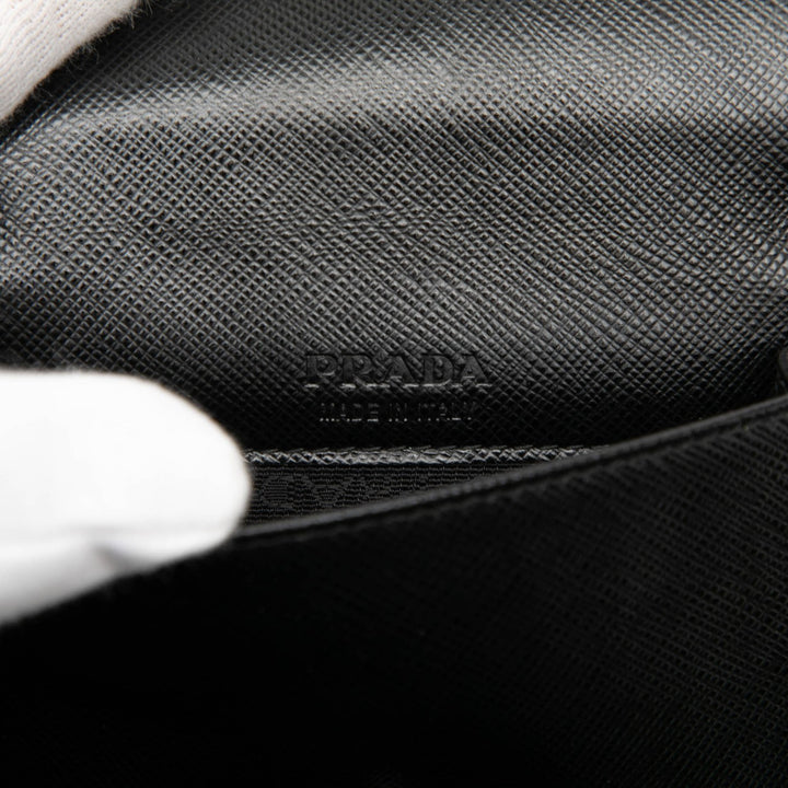 Smartphone Étui Saffiano Noir