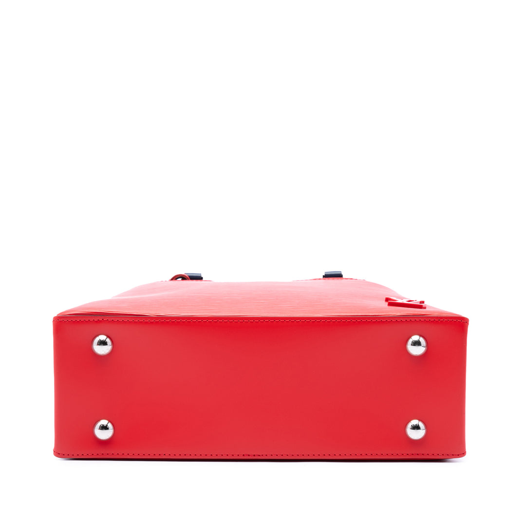 Louis Vuitton Kleber PM Épi Rouge – vue 3 – GABY PARIS