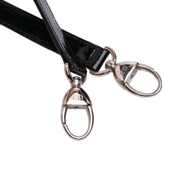 Extra Large Patent Cannage Lady Dior Black - Gaby Paris