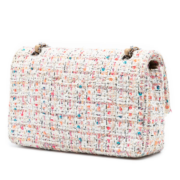 Chanel Medium Classic Tweed Double rabat