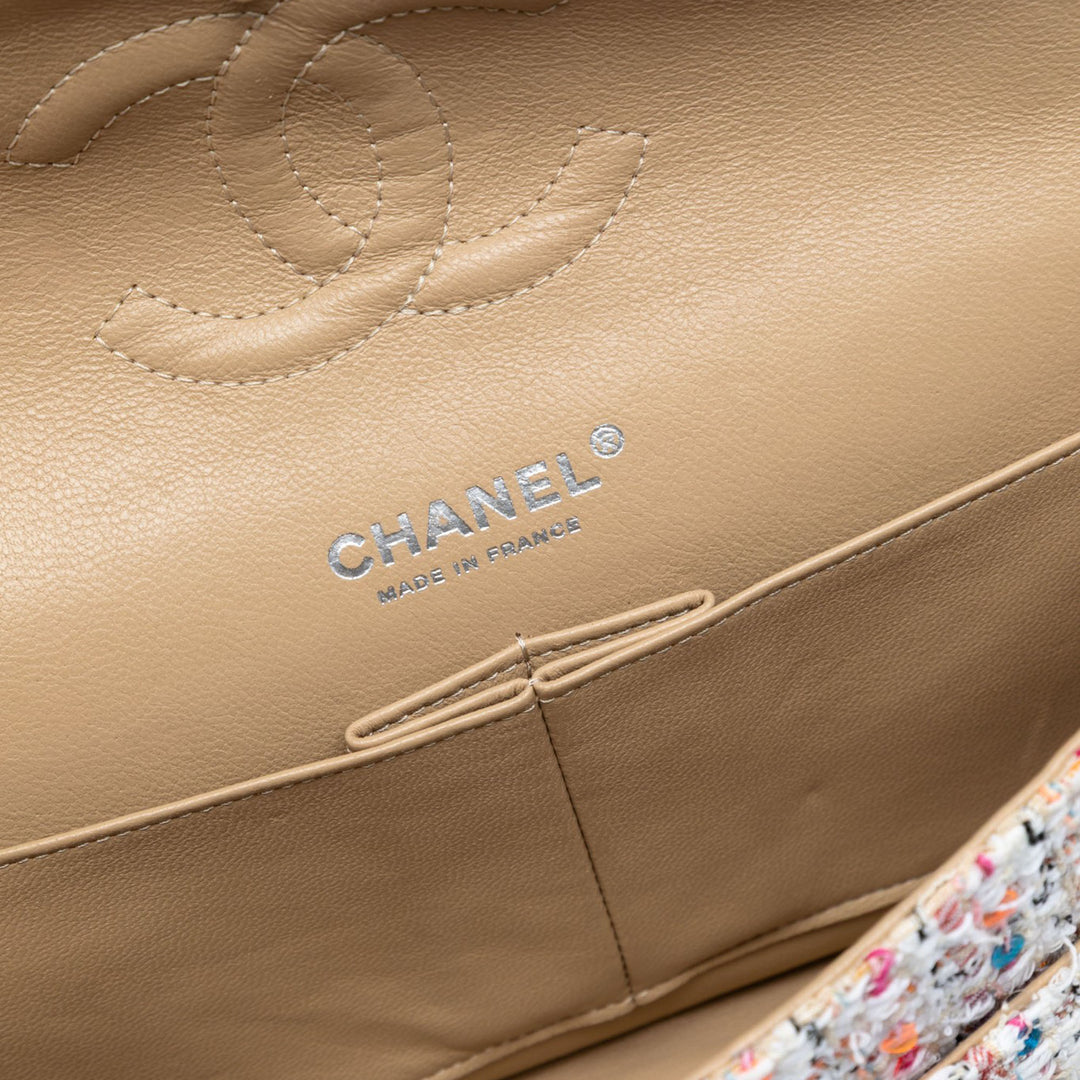 Chanel Medium Classic Tweed Double rabat
