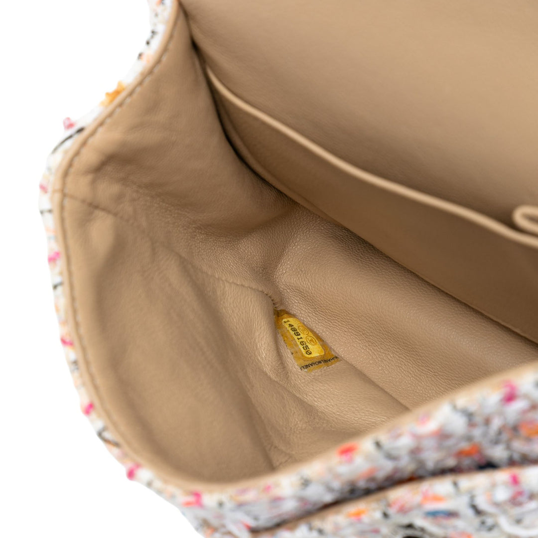 Chanel Medium Classic Tweed Double rabat