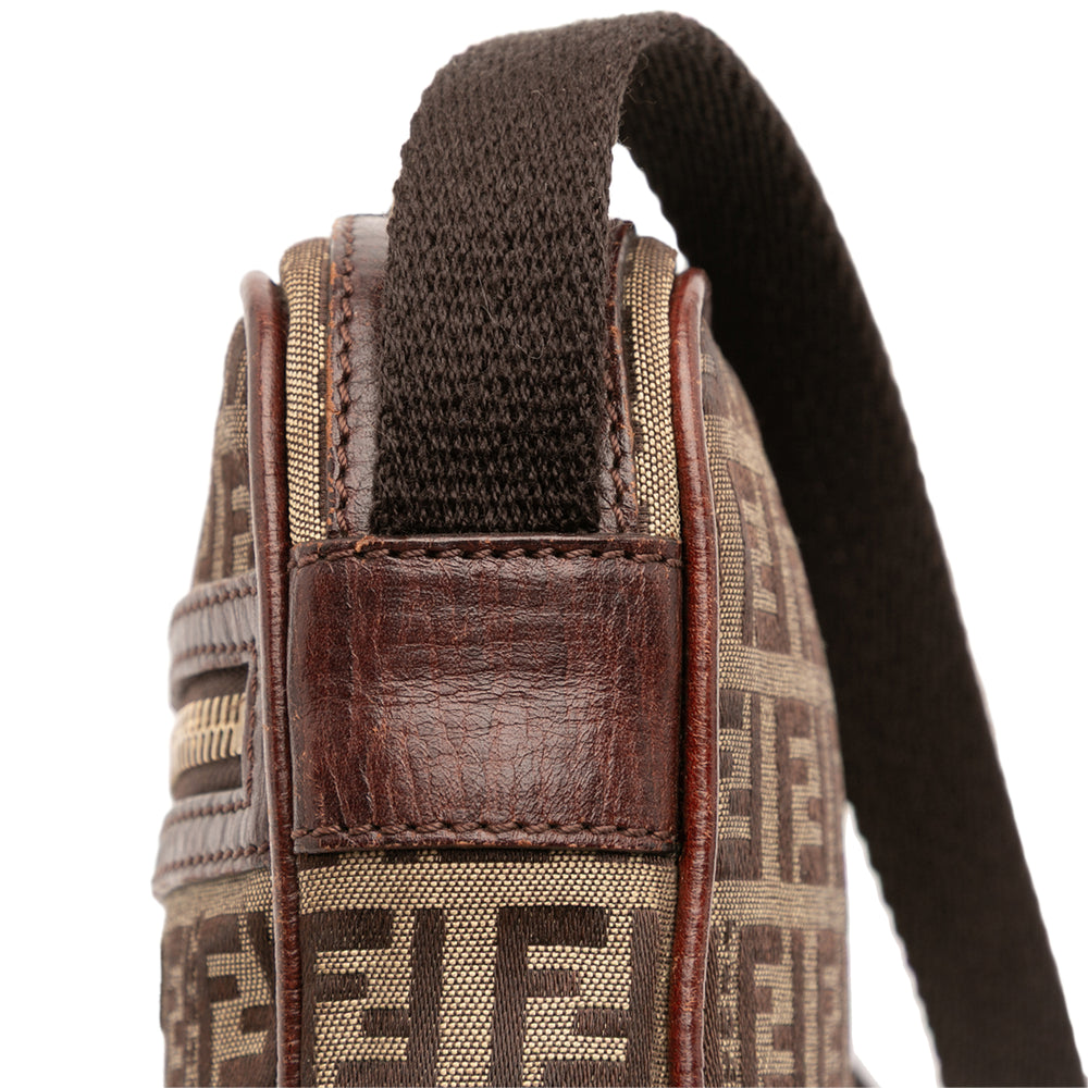 Zucchino Canvas Crossbody Brown - Gaby Paris