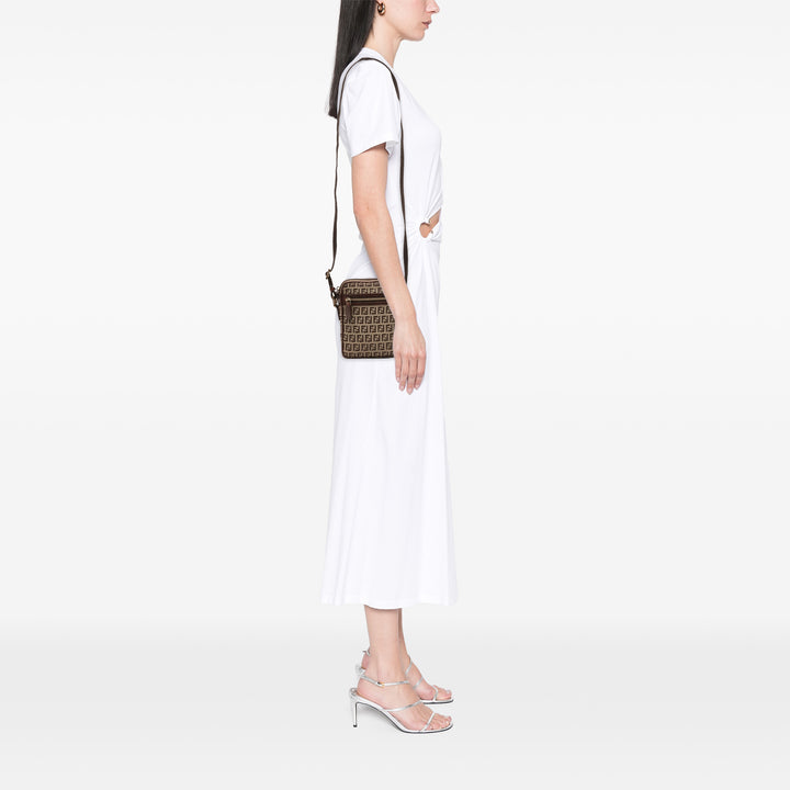 Zucchino Canvas Crossbody Brown - Gaby Paris