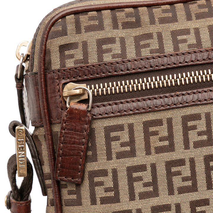 Zucchino Canvas Crossbody Brown - Gaby Paris