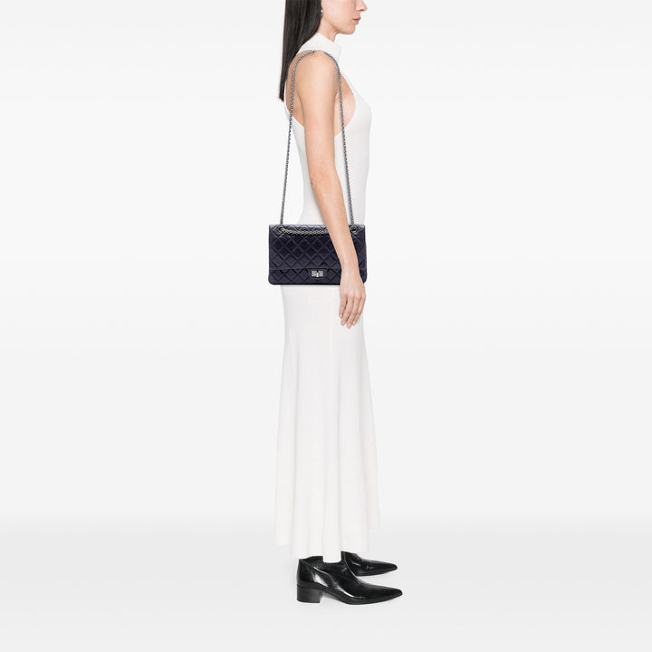 Chanel Matelassé vieilli Reissue 2.55 Double rabat 226 Cuir de veau Violet