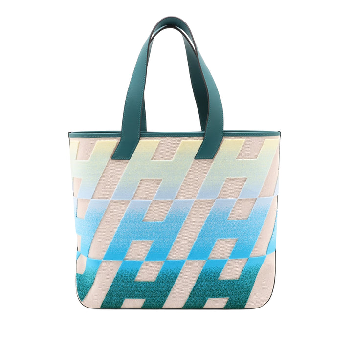 Hermès Toile H et Swift Cabas H en Biais 40