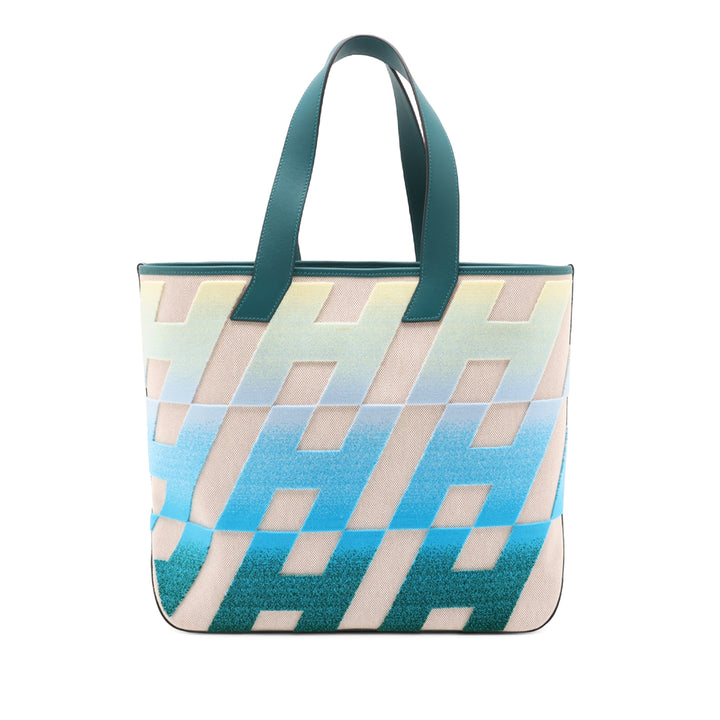 Hermès Toile H et Swift Cabas H en Biais 40