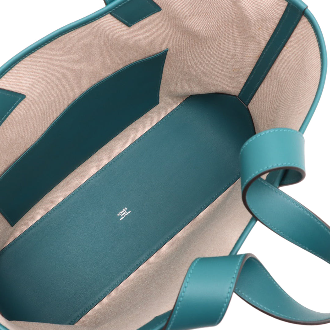 Hermès Toile H et Swift Cabas H en Biais 40